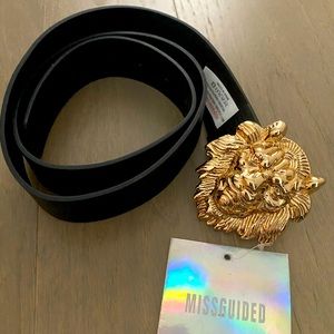 NWT Lion Head Belt